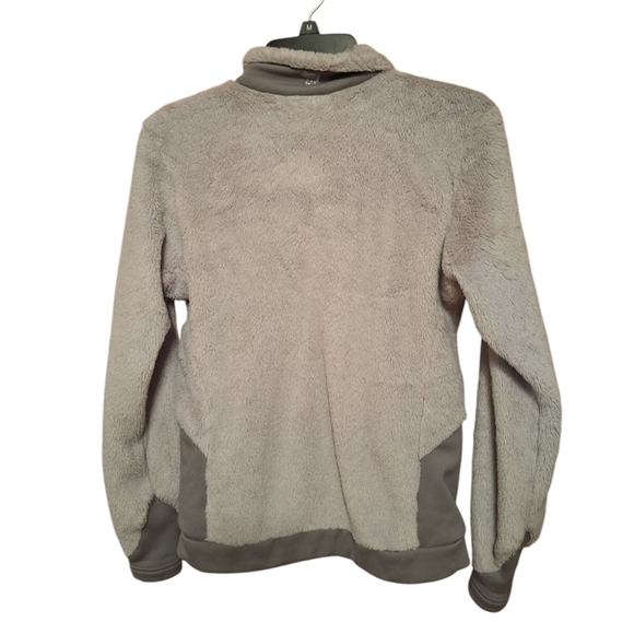Mountain Hardwear Monkey Fleece Jacket Women’s S/P Fuzzy Polartec Gray Gorpcore - Picture 2 of 6